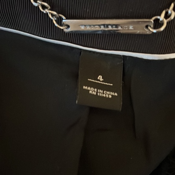 White House Black Market Black & White Checkered Blazer - Picture 6 of 8